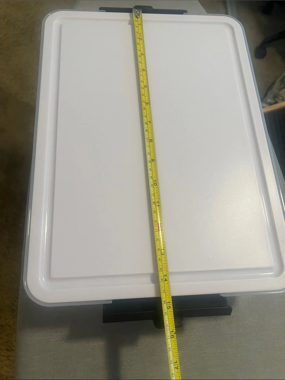 NWOT Charcuterie tackle/ Organizer Box with cutting board lid